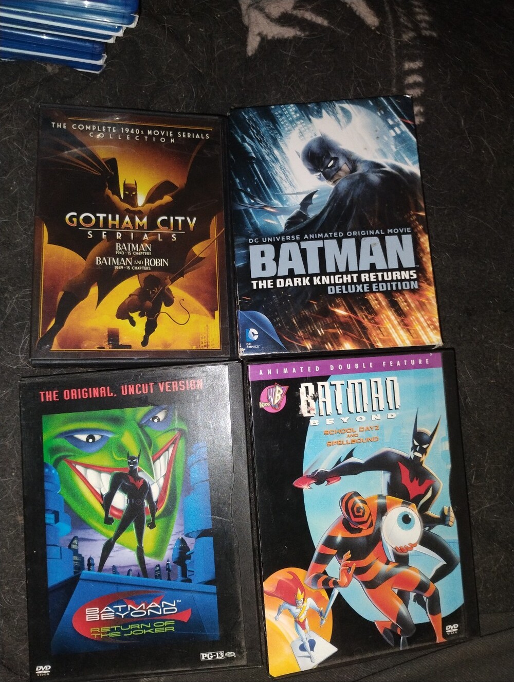 Batman Animated Series And Movies Cartoons DvD Bundled Lot 7 Discs